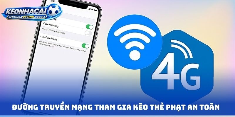 Đường truyền mạng tham gia kèo thẻ phạt an toàn