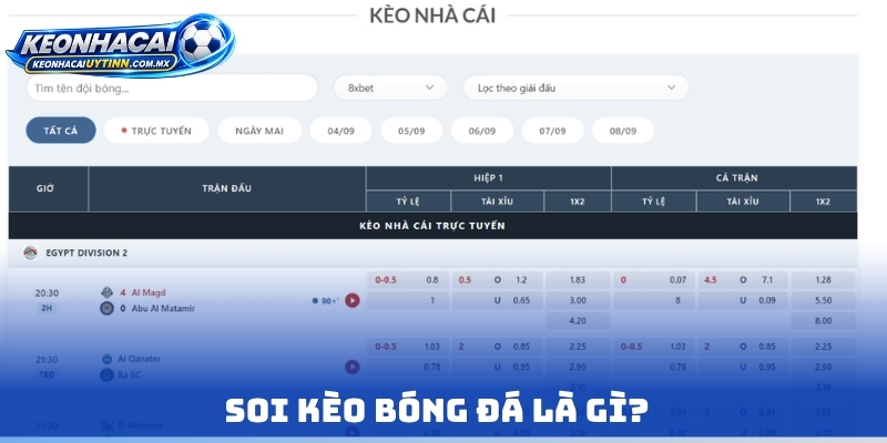 Soi kèo bóng đá là gì?